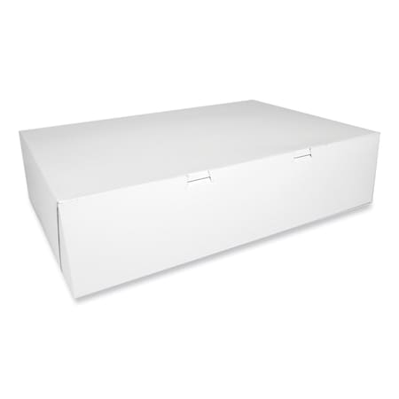Sct White One-Piece Non-Window Bakery Boxes, 20.5 x 14.5 x 5, White, Paper, 50PK 1085